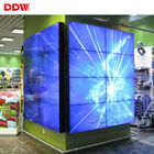 Huge 55 Inch Public Video Wall Display 3x3 500 Nits Brightness Working Humidity 0.85