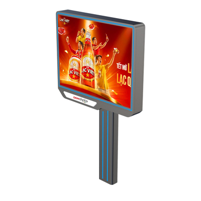 Özel p6 8000nits IP65 su geçirmez reklam ekranı HDMI ile dışarıda LED pano 4G sistemi