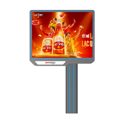 Özel p6 8000nits IP65 su geçirmez reklam ekranı HDMI ile dışarıda LED pano 4G sistemi