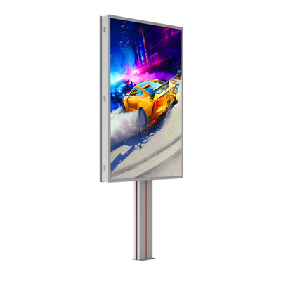 Kolay kurulum su geçirmez IP65 p6 8000nits çelik reklam panoları LED ekran açık hava led reklam panosu fiyatı