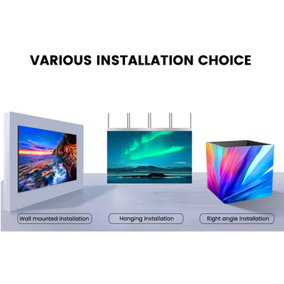 P1.56 P1.95 P2.5 P2.6 P2.9 P3.91 LED Ekran - 500x250/750x250/1000x250mm Alüminyum Kabine, Yayın Stüdyoları ve Kurumsal Etkinlikler için 1200 nit