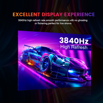 Sahne Kiralama LED Ekranı 500*500 Panel Boyutlu ve Ölçme dökme Alüminyum Kabine Malzemesi