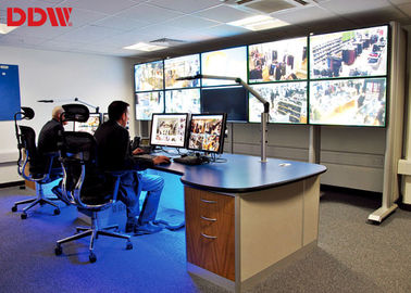 LED Arka Işık Sistemi CCTV Video Wall Zemin Standı Kapalı ve Yarı Açık